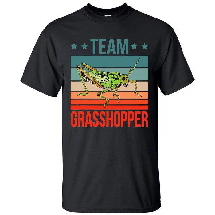 Team Grasshopper Locust Entomologist Insect Grasshopper Tall T-Shirt