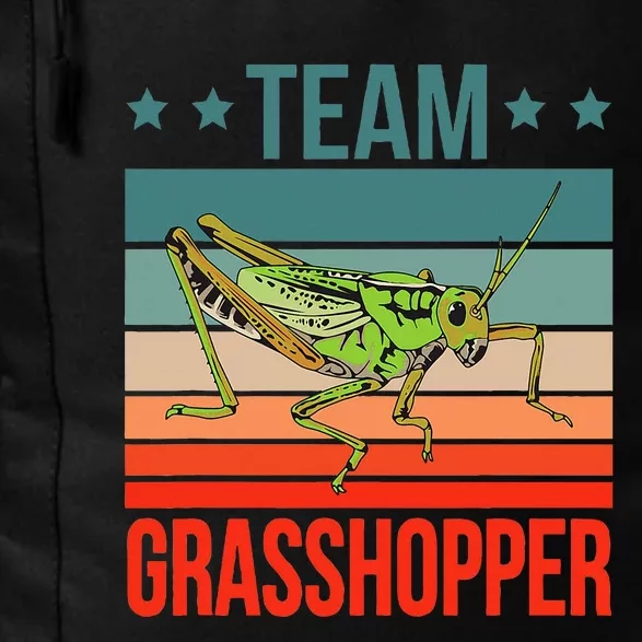 Team Grasshopper Locust Entomologist Insect Grasshopper Daily Commute Backpack