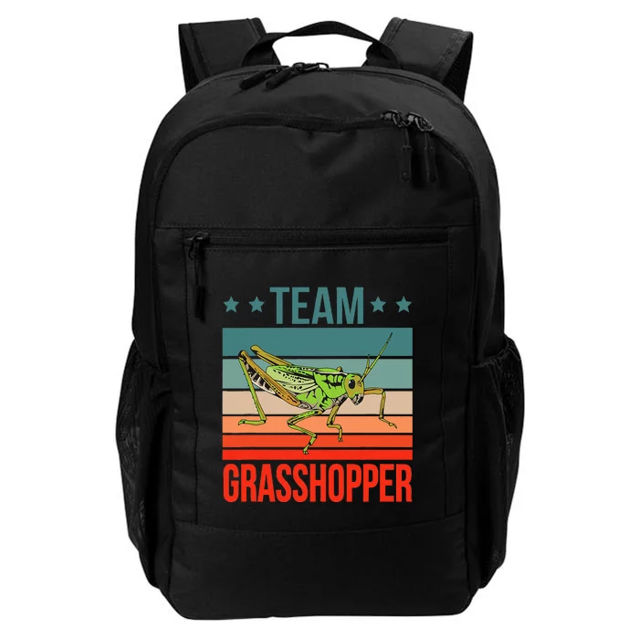 Team Grasshopper Locust Entomologist Insect Grasshopper Daily Commute Backpack