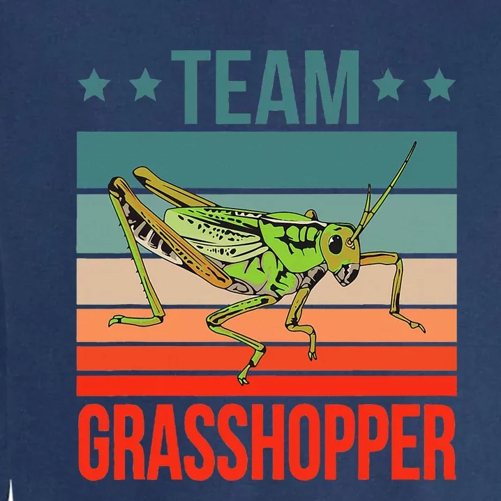 Team Grasshopper Locust Entomologist Insect Grasshopper Garment-Dyed Sweatshirt