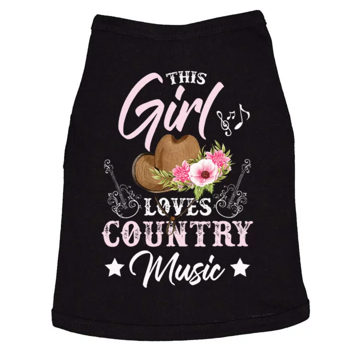 This Girl Loves Country Music Doggie Tank