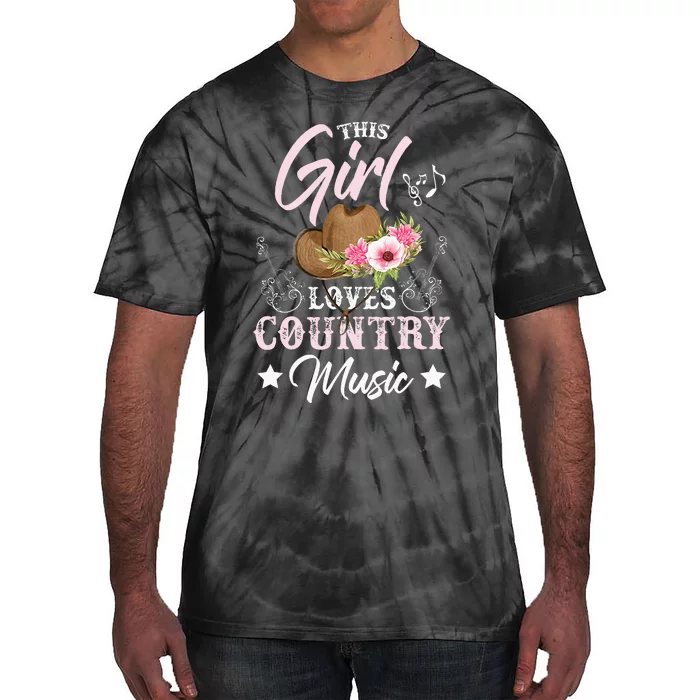 This Girl Loves Country Music Tie-Dye T-Shirt