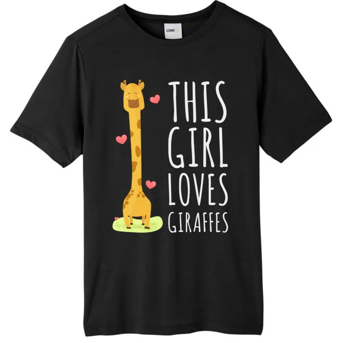 This Girl Loves A Giraffe ChromaSoft Performance T-Shirt