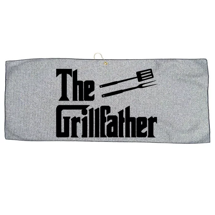 The Grillfather Meaningful Gift Funny Saying Cool Food Bbq Grilling Gift Large Microfiber Waffle Golf Towel