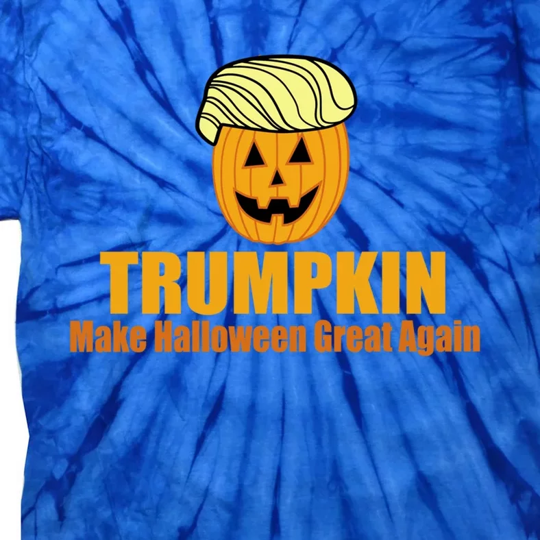 Trumpkin Gift Make Halloween Great Again Gift Funny Trump Maga Gift Tie-Dye T-Shirt