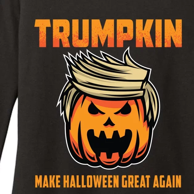 Trumpkin Gift Make Halloween Great Again Funny Trump Saying Meaningful Gift Womens CVC Long Sleeve Shirt