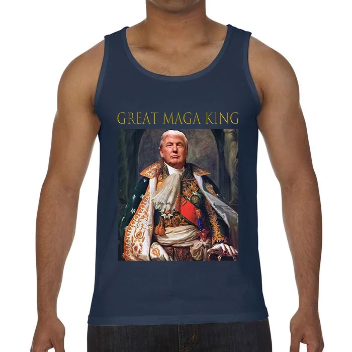 The Great Maga King Funny Trump Ultra Maga King Comfort Colors® Tank Top