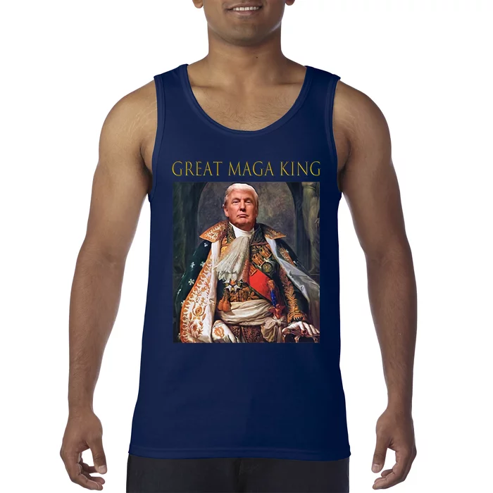 The Great Maga King Funny Trump Ultra Maga King Tank Top