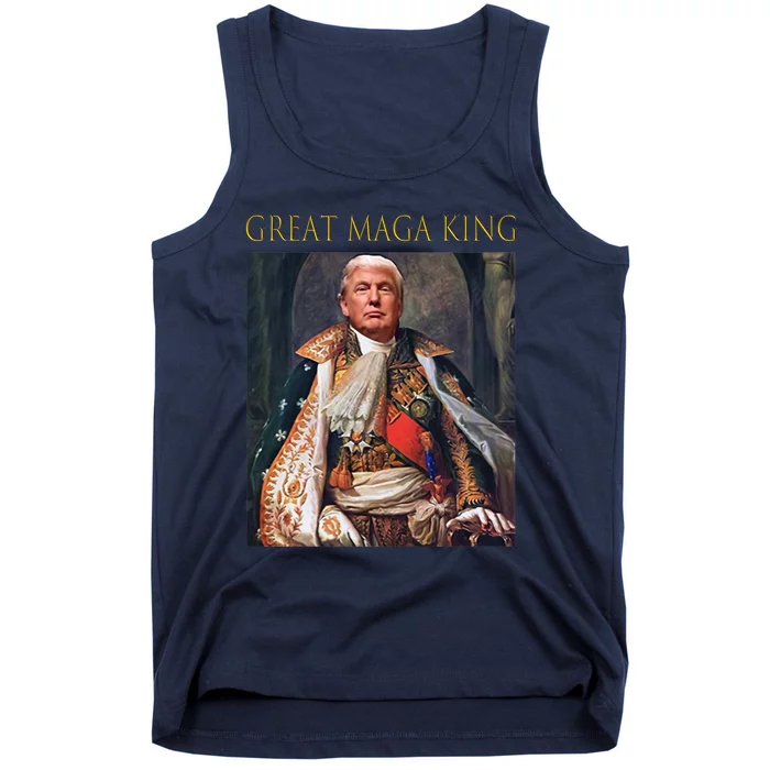 The Great Maga King Funny Trump Ultra Maga King Tank Top