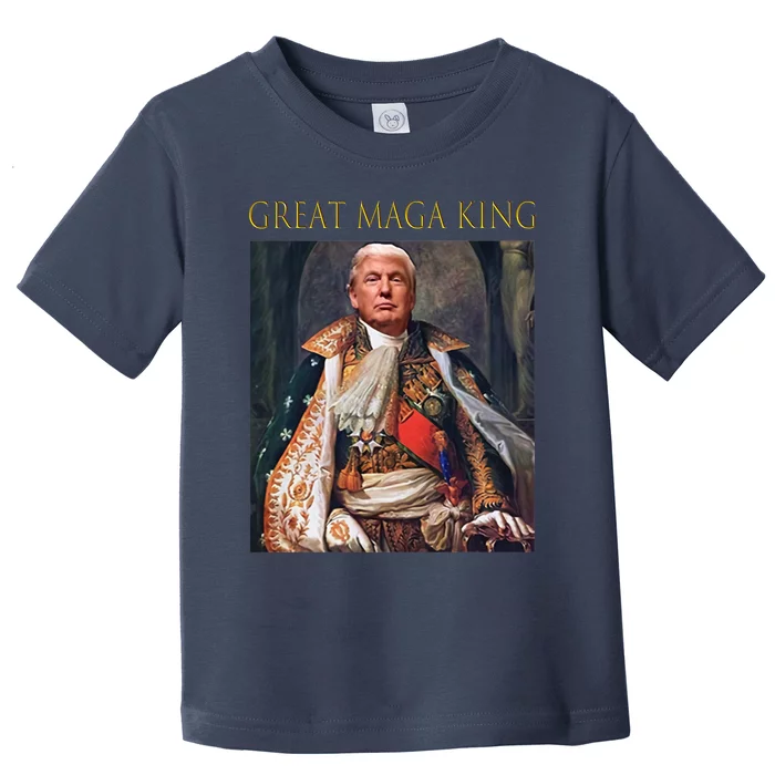 The Great Maga King Funny Trump Ultra Maga King Toddler T-Shirt