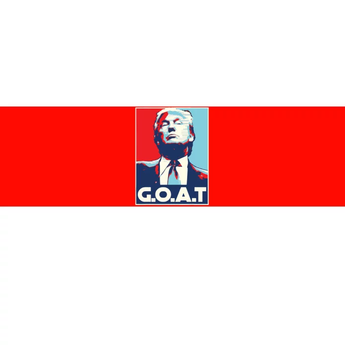 Trump Goat Middle Finger Election 2024 Republican Poster Bumper Sticker