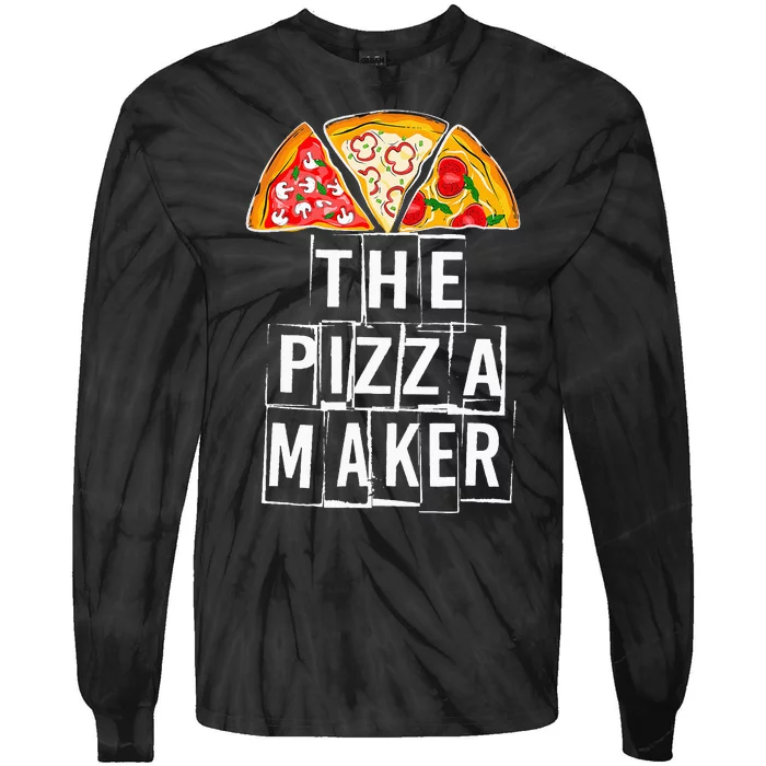 This Guy Makes The Best Pizza Maker Pizza Party Gifts Tie-Dye Long Sleeve Shirt