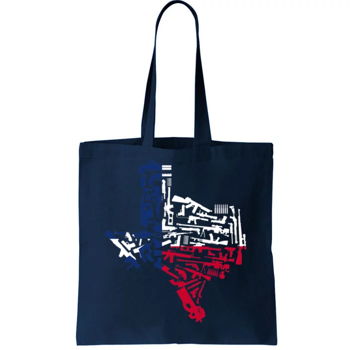 Texas gun map 2nd amendment Tote Bag