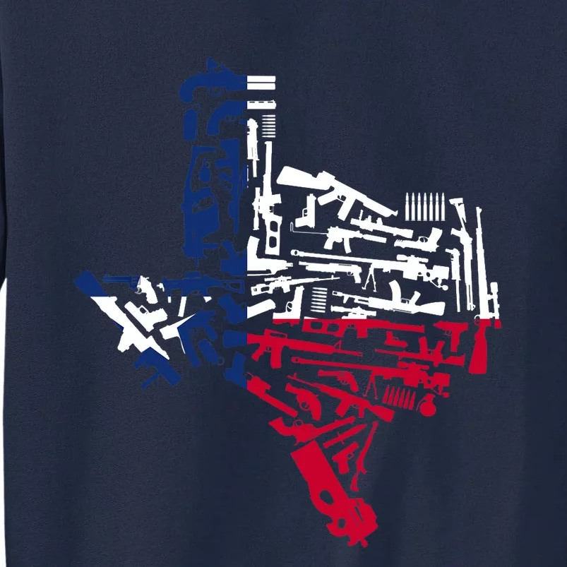 Texas gun map 2nd amendment Tall Sweatshirt