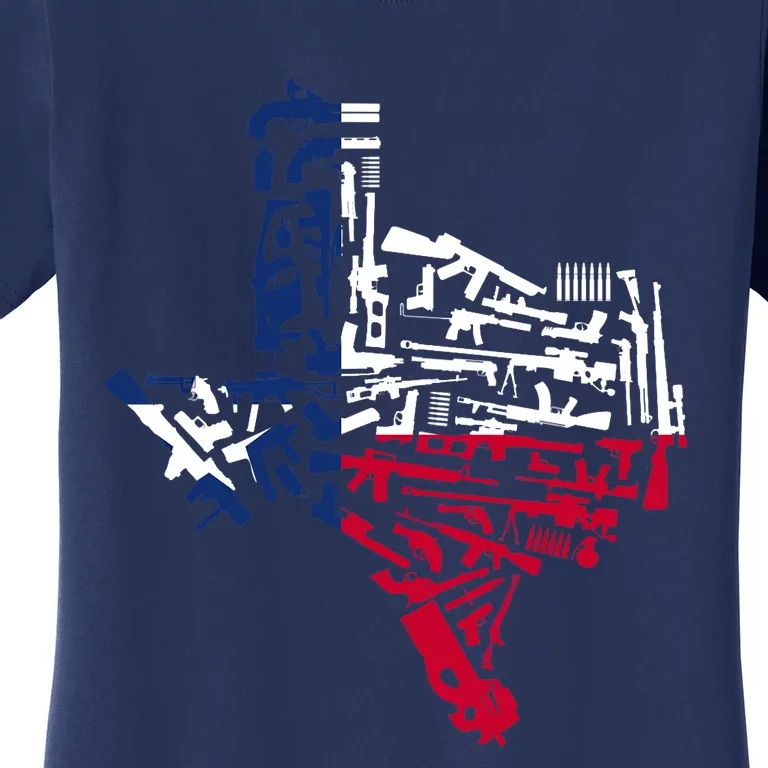 Texas gun map 2nd amendment Women's T-Shirt