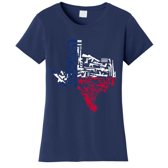 Texas gun map 2nd amendment Women's T-Shirt