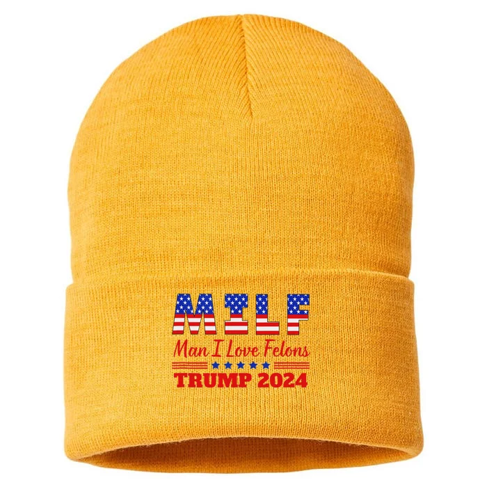 Trump Girl Milf 2024 Tank Top Sustainable Knit Beanie