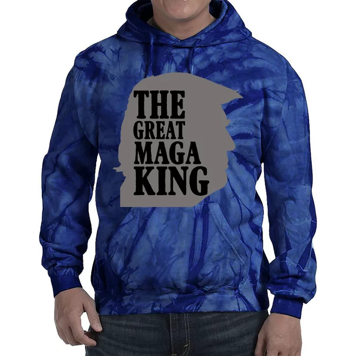 The Great Maga King Donald Trump Tie Dye Hoodie