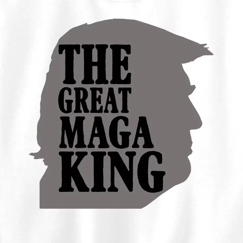 The Great Maga King Donald Trump Kids Sweatshirt