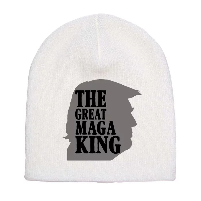 The Great Maga King Donald Trump Short Acrylic Beanie