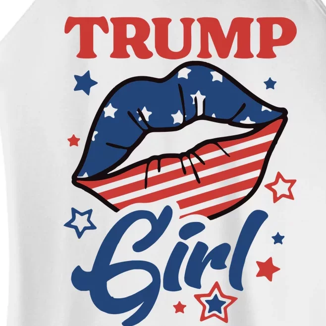 Trump Girl MAGA Women’s Perfect Tri Rocker Tank