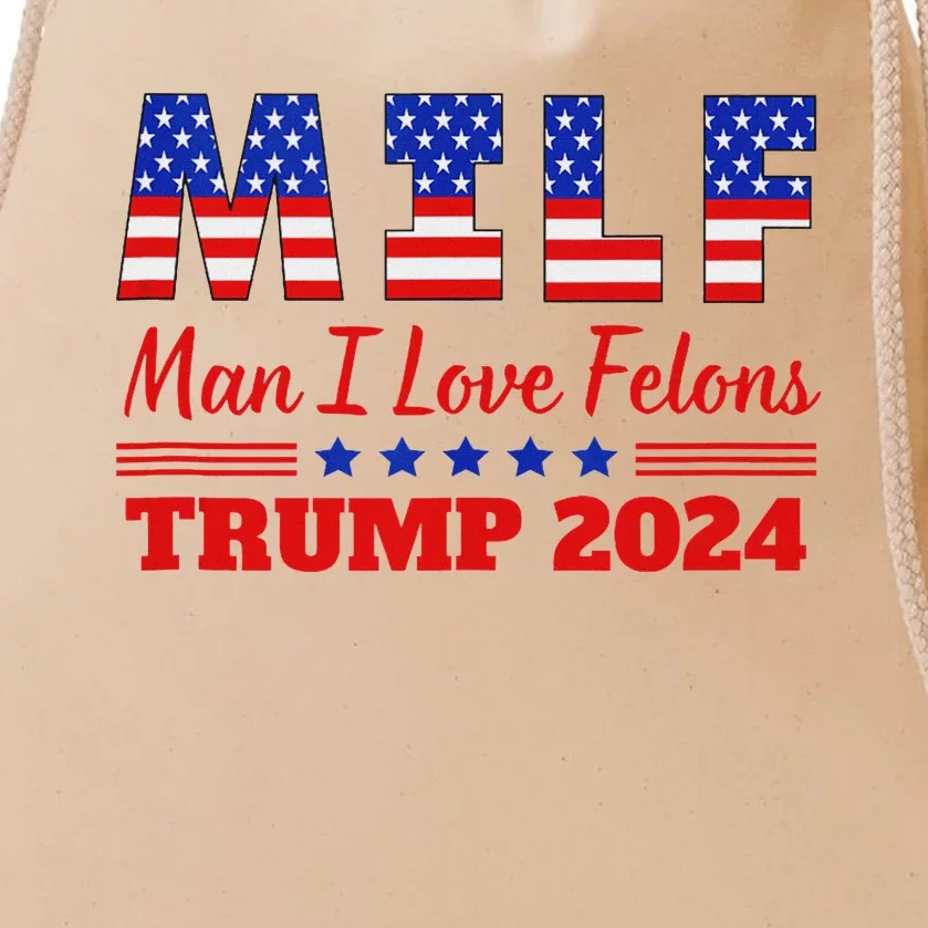 Trump Girl Milf 2024 Tank Top Drawstring Bag