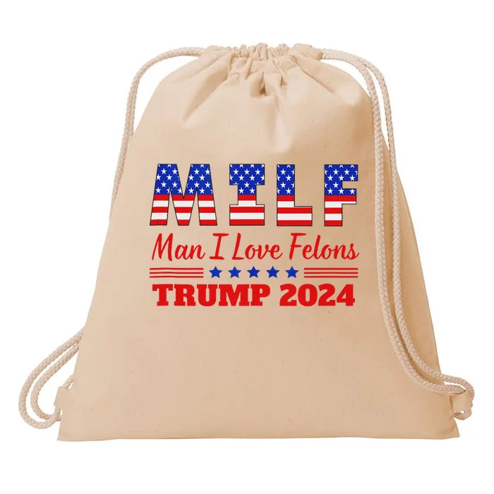 Trump Girl Milf 2024 Tank Top Drawstring Bag