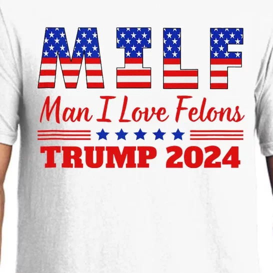 Trump Girl Milf 2024 Tank Top Pajama Set