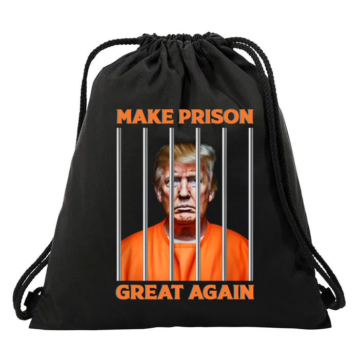 Trump Guilty Make Prison Great Again Donald Trump Drawstring Bag