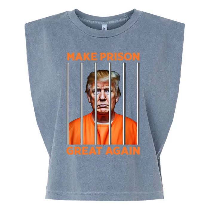 Trump Guilty Make Prison Great Again Donald Trump Garment-Dyed Women's Muscle Tee