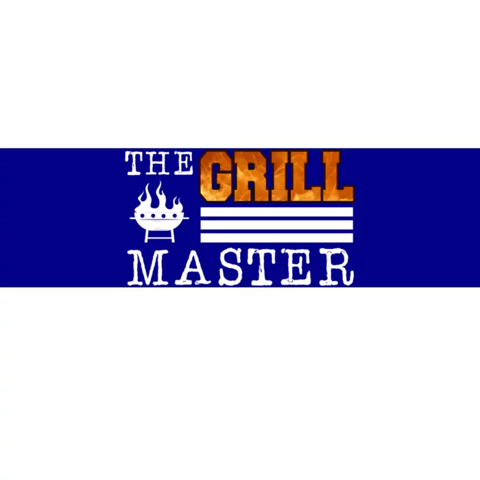 The Grill Master Bbq Barbecue Grillfather Grilling Sausage Gift Bumper Sticker