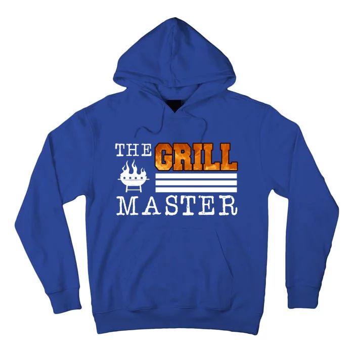 The Grill Master Bbq Barbecue Grillfather Grilling Sausage Gift Tall Hoodie