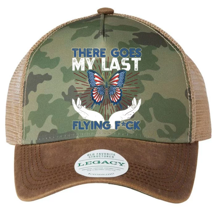 There Goes My Last Flying F A Funny And Sarcastic Sayings Gift Legacy Tie Dye Trucker Hat