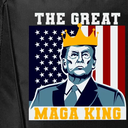 The Great MAGA King Ultra MAGA Trump Anti Biden USA City Backpack