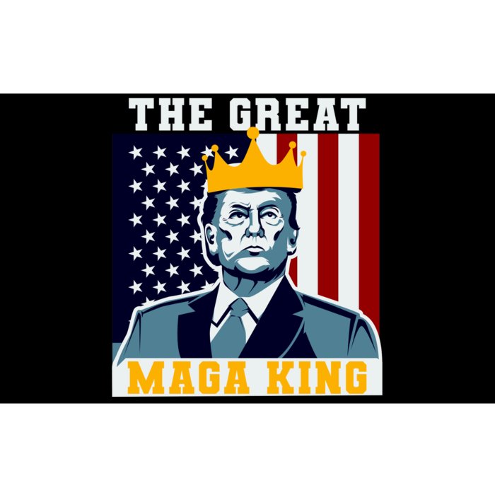 The Great MAGA King Ultra MAGA Trump Anti Biden USA Bumper Sticker