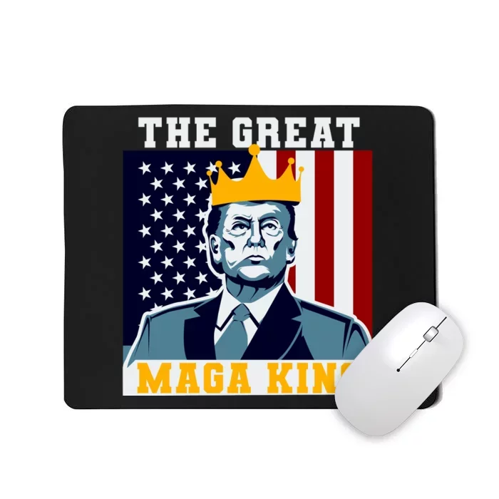 The Great MAGA King Ultra MAGA Trump Anti Biden USA Mousepad