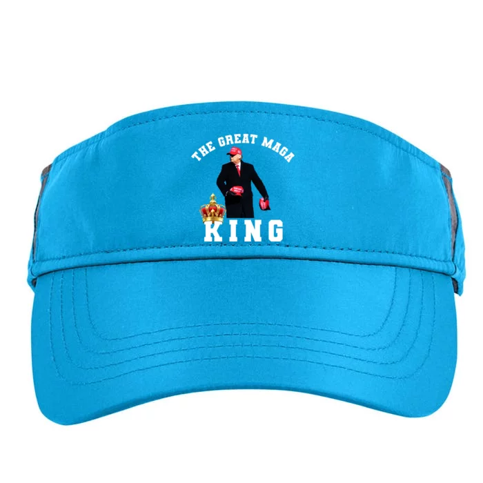 The Great MAGA King Trump 2024 USA Adult Drive Performance Visor