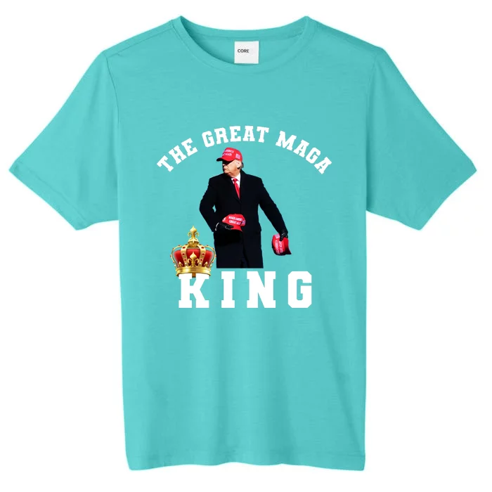 The Great MAGA King Trump 2024 USA ChromaSoft Performance T-Shirt