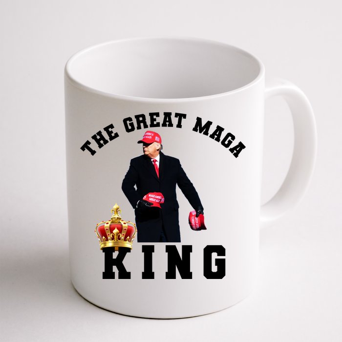 The Great MAGA King Trump 2024 USA Front & Back Coffee Mug