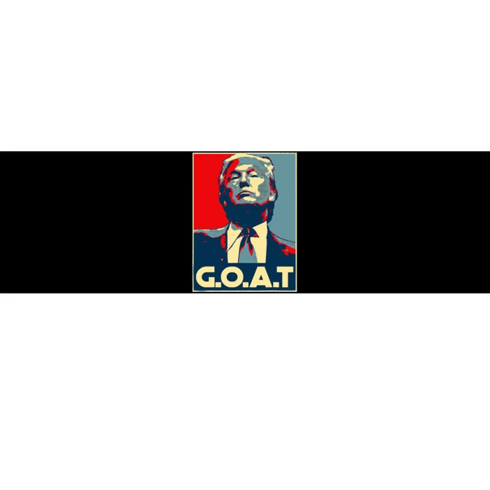 Trump GOAT Middle Finger Election 2024 Republican Poster Bumper Sticker