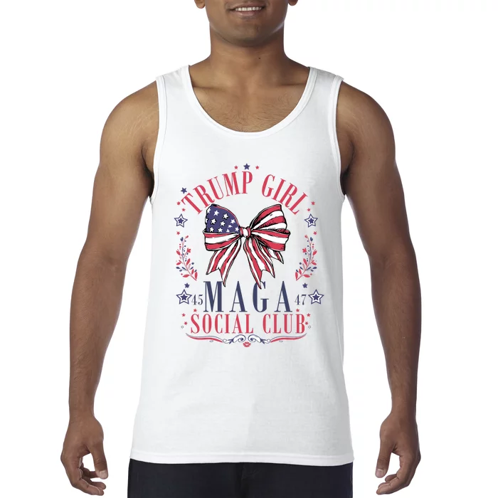 Trump Girl Maga Social Club Tank Top