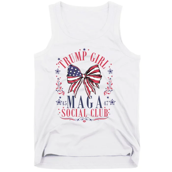 Trump Girl Maga Social Club Tank Top