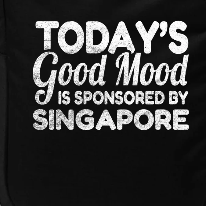 TodayS Good Mood Is Sponsored By Singapore Gift Impact Tech Backpack