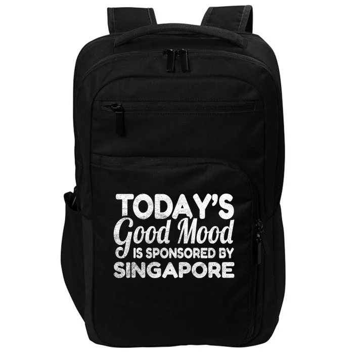 TodayS Good Mood Is Sponsored By Singapore Gift Impact Tech Backpack