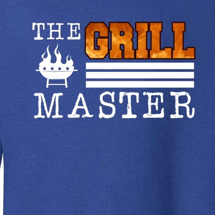 The Grill Master Bbq Barbecue Grillfather Grilling Sausage Gift Toddler Sweatshirt