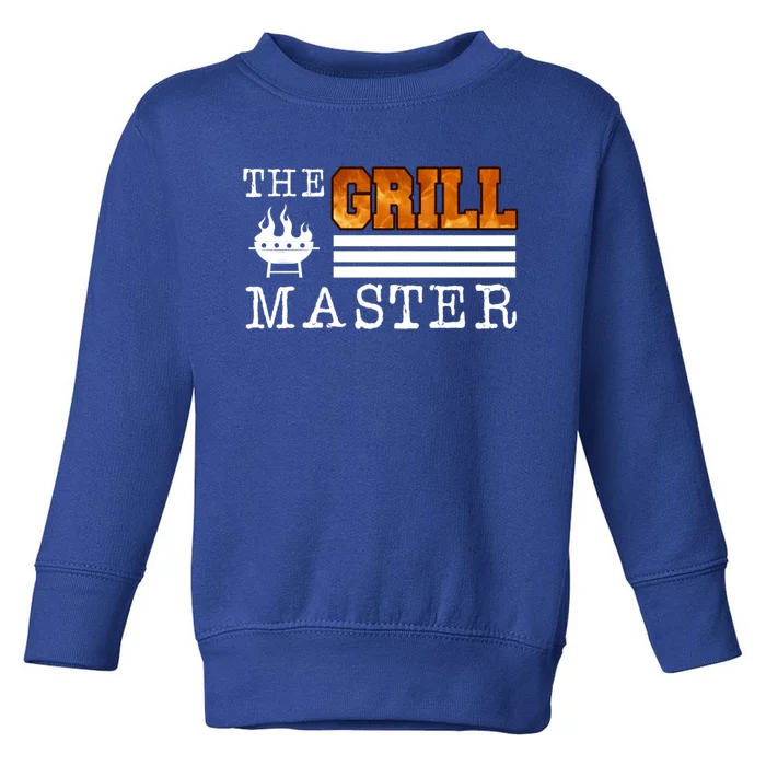 The Grill Master Bbq Barbecue Grillfather Grilling Sausage Gift Toddler Sweatshirt