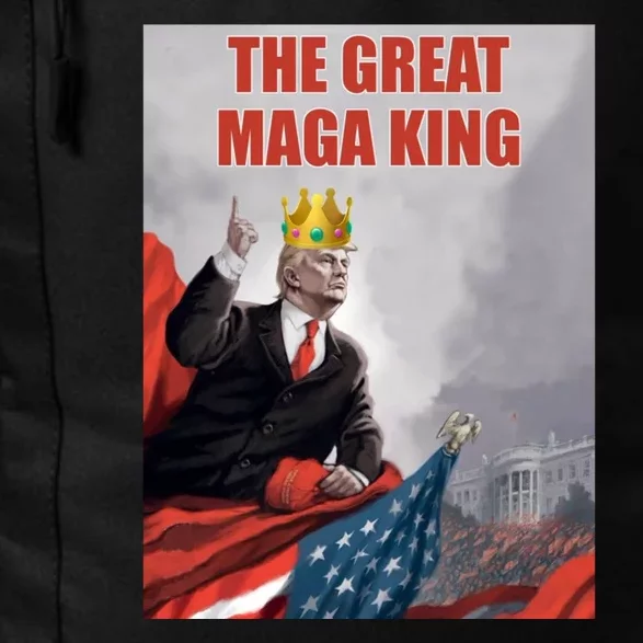 The Great MAGA King Trump 2024 USA Flag Daily Commute Backpack