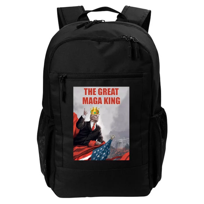 The Great MAGA King Trump 2024 USA Flag Daily Commute Backpack