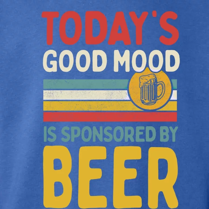 Todays Good Mood Is Sponsored By Beer Gift Toddler Hoodie