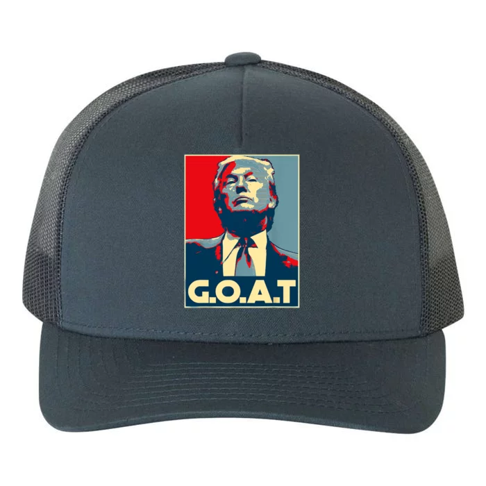 Trump Goat Middle Finger Election 2024 Felon Conviction Yupoong Adult 5-Panel Trucker Hat